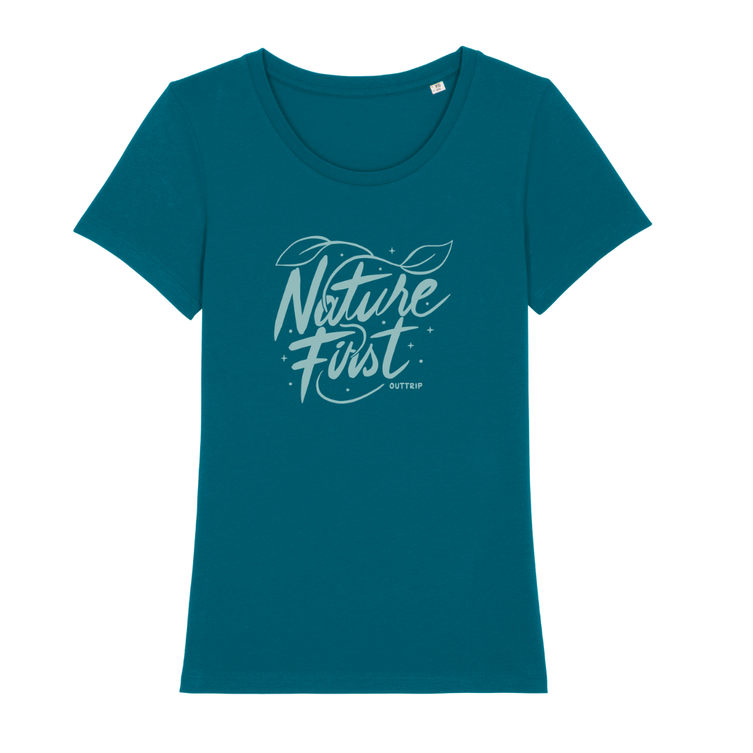 T-shirt femme coton biologique Nature First